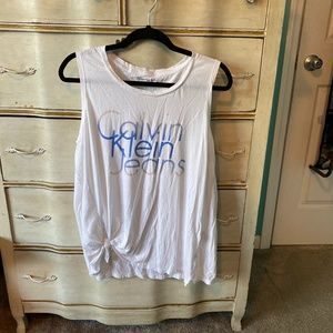 DONATING ON 11/18 | Calvin Klein Jeans white tank